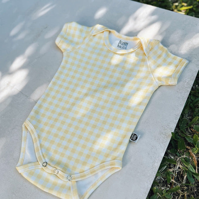 Estampa Vichy Amarelo