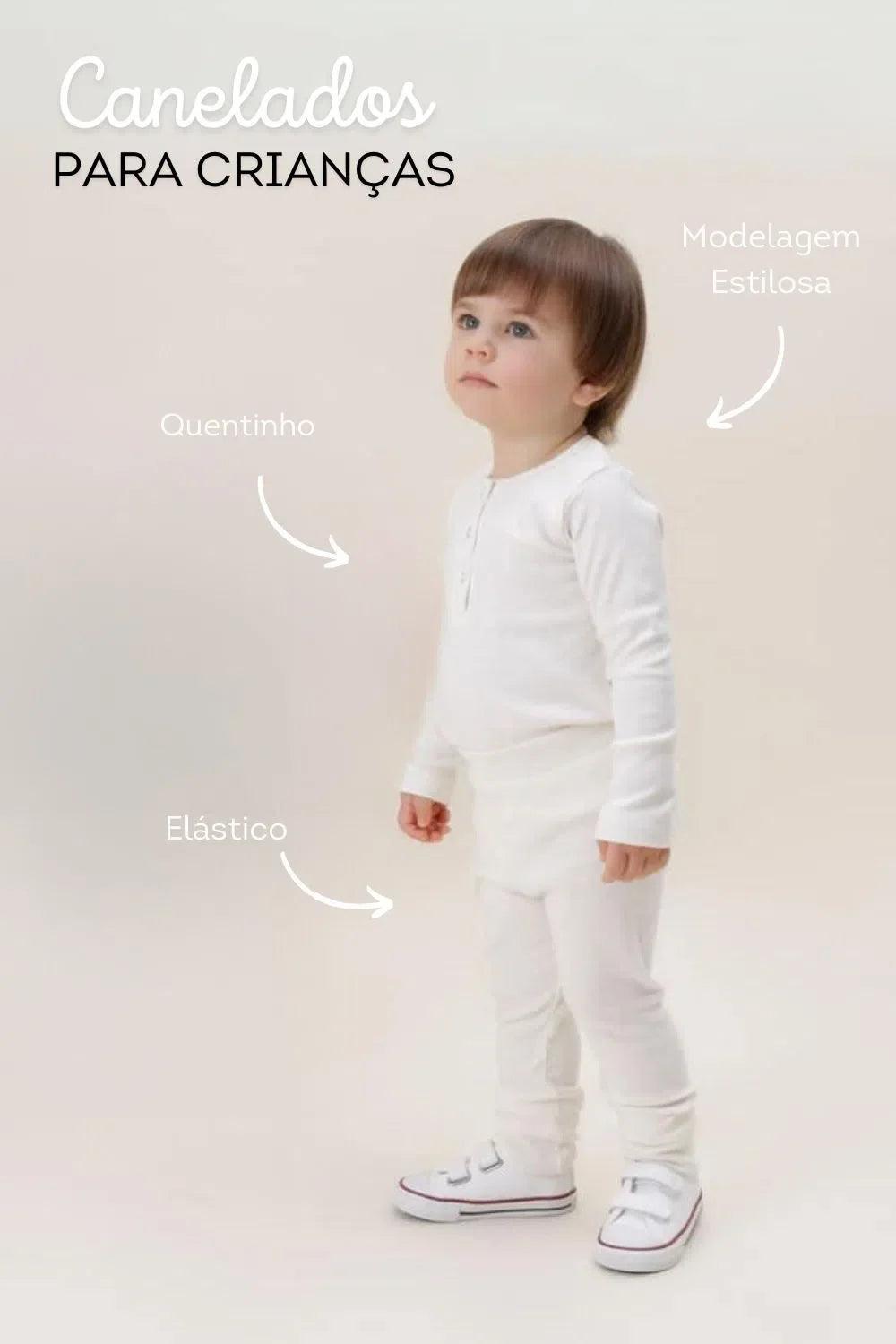 Roupas Caneladas para Bebês e Crianças
