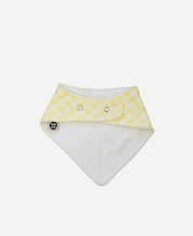 Babador Bandana Unissex | Vichy Amarelo