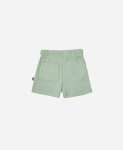 Bermuda Cargo Infantil Unissex | Liso Verde Eucalipto