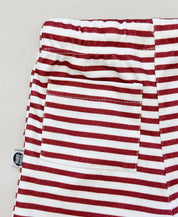 Bermuda Cargo Infantil Unissex | Listrinhas Vermelho