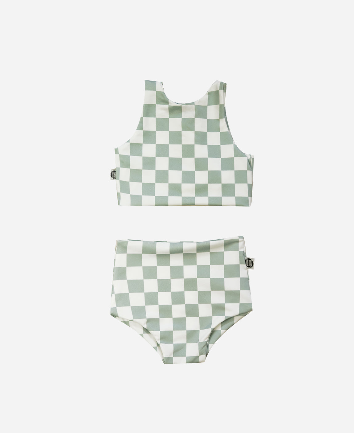 Biquini Dupla Face Infantil Estampado UV50+ | Racer Verde