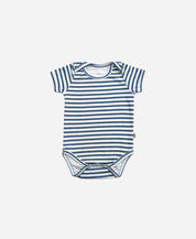 Body de Bebê Manga Curta Unissex | Listrinhas Navy