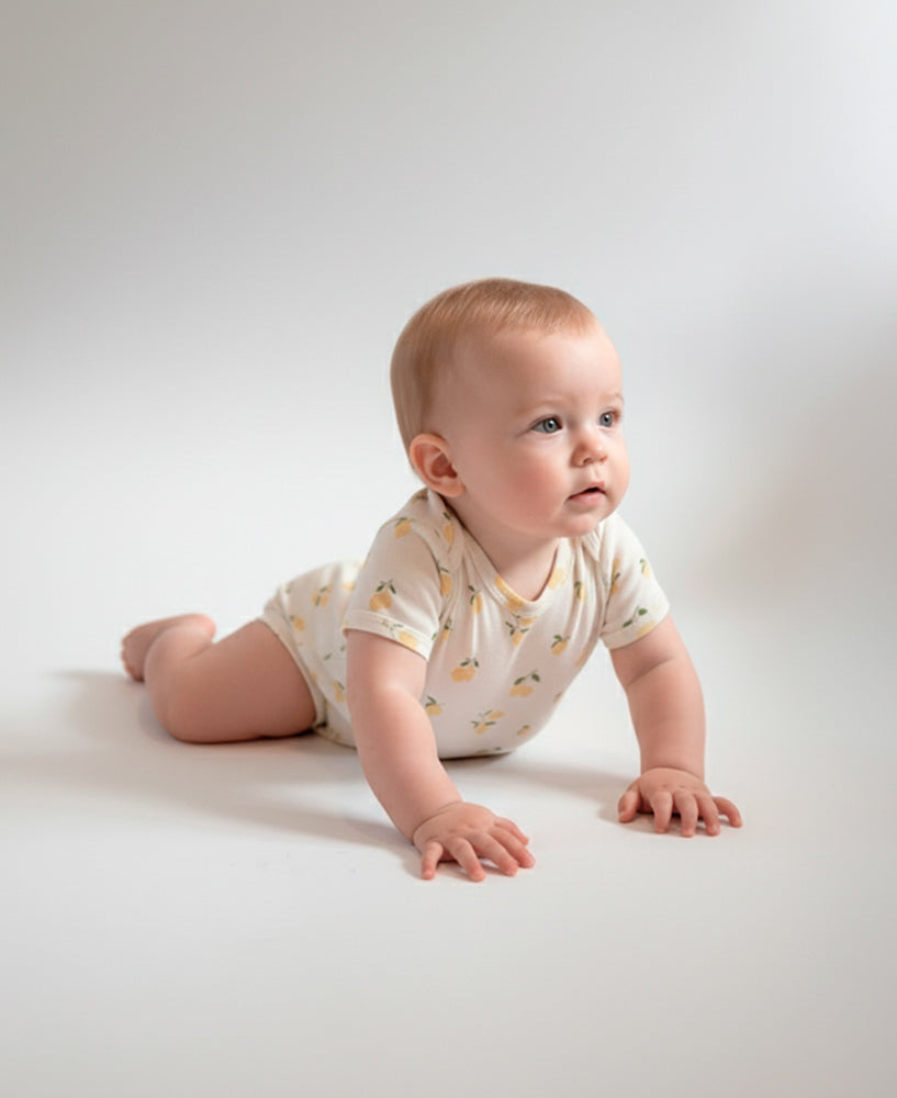 Body de Bebê Manga Curta Unissex | Limone