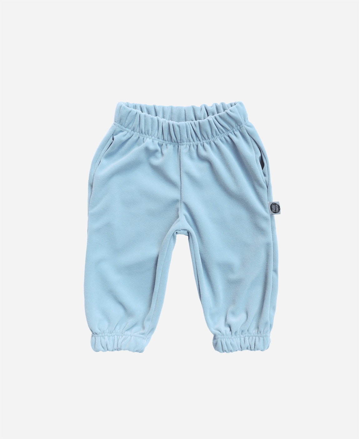 Calça Plush Unissex MiniMalista Liso Azul