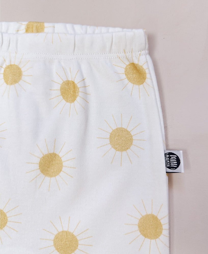 Conjunto Body Manga Curta e Calça Bebê Unissex | Solar