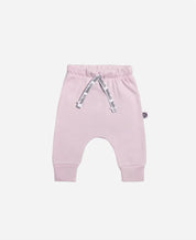 Calça de Bebê Harém Unissex | Liso Rose Quartzo