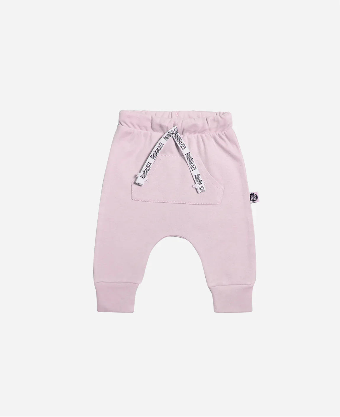 Calça de Bebê Harém Unissex | Liso Rose Quartzo