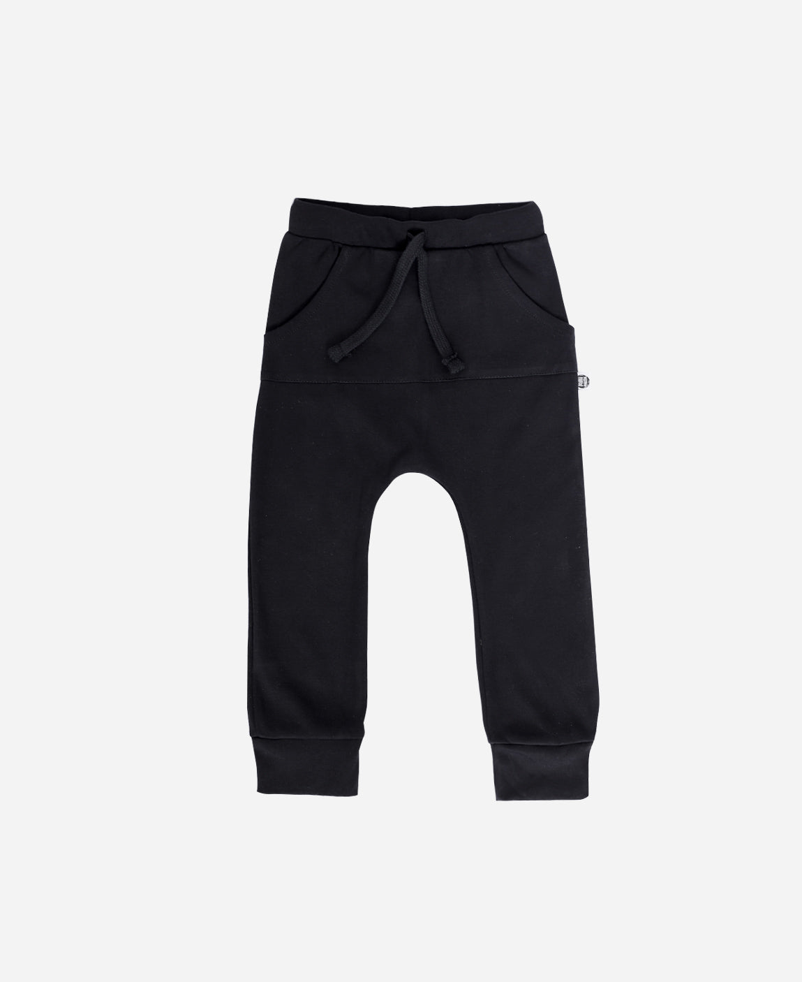 Calça Bolsão Unissex MiniMalista | Liso Preto