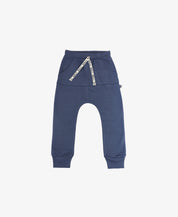 Calça Bolsão Unissex | Liso Azul Oxford