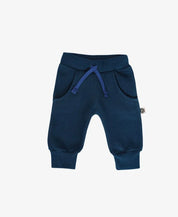 Calça Moletom Peluciado | Liso Azul Sky