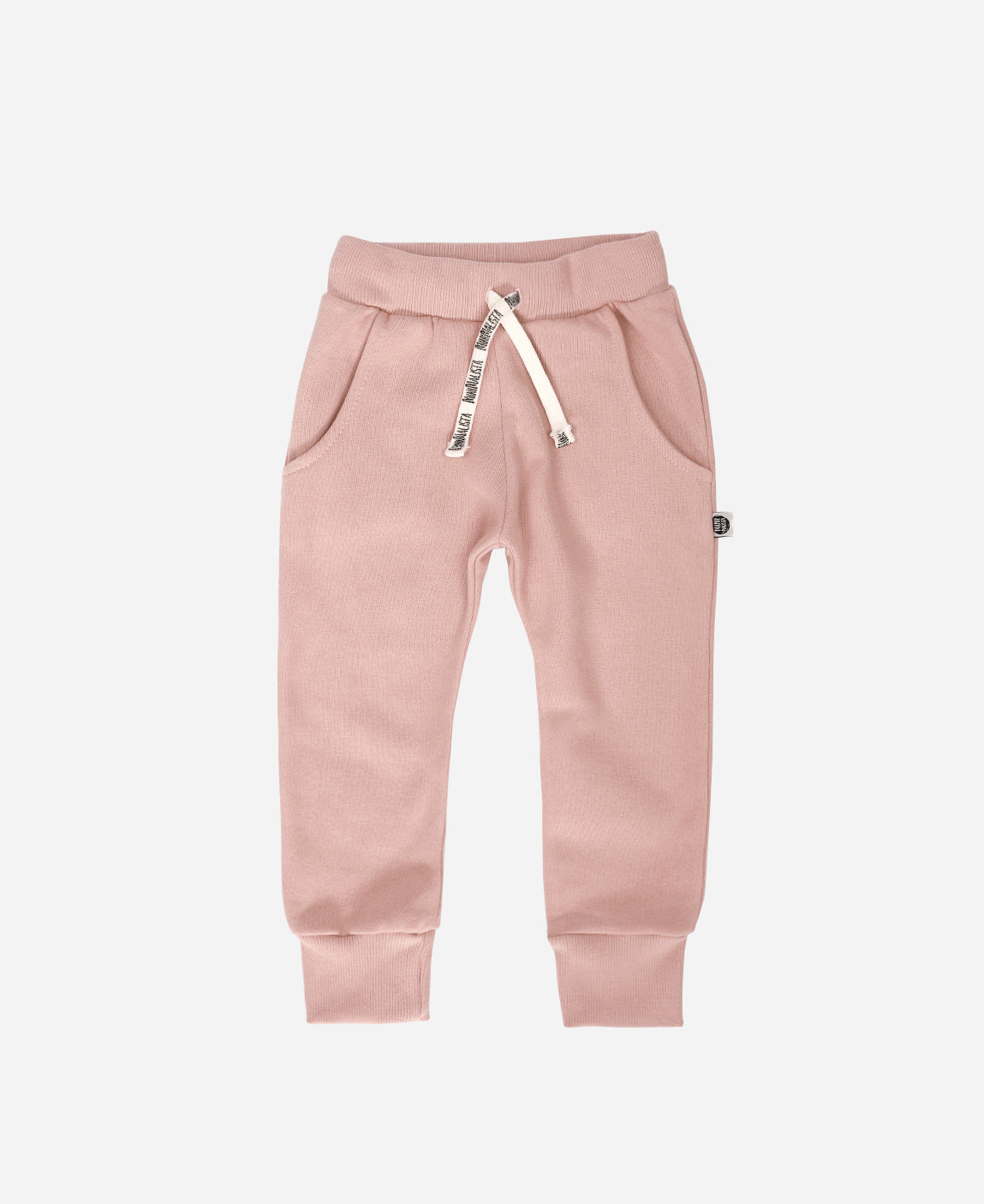 Calça Moletom Unissex Peluciado MiniMalista | Liso Mystic Rose