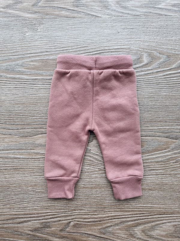 Calça Moletom Unissex Peluciado MiniMalista | Liso Dark Rose