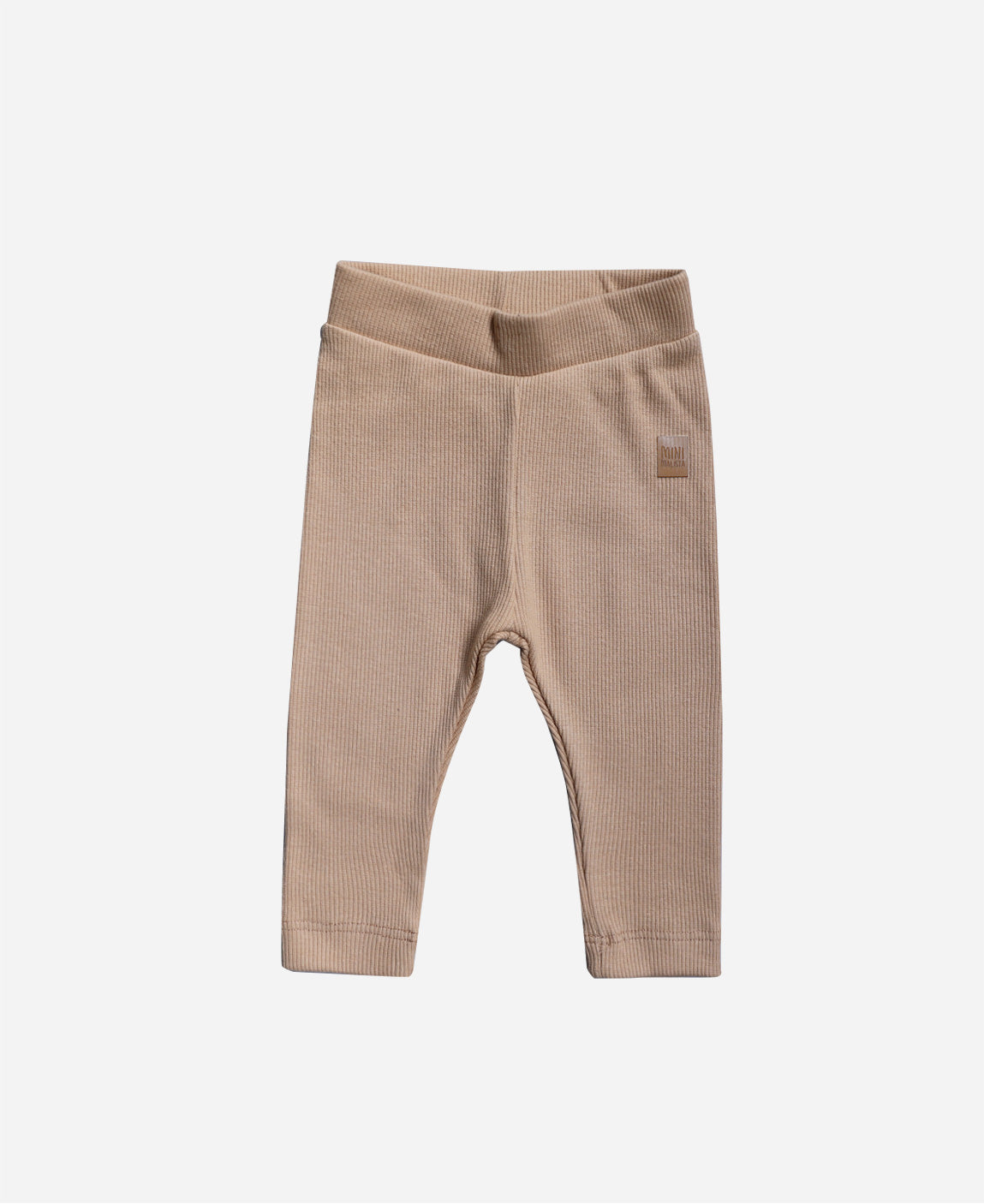 Calça Unissex Slim Canelado MiniMalista | Liso Cinnamon