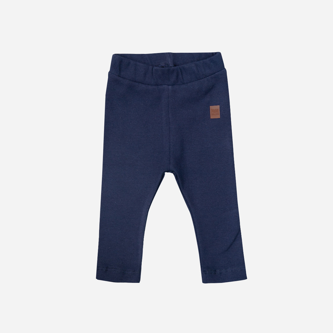 Calça Unissex Slim Canelada Infantil Liso Ocean - azul profundo do mar em ribana canelada 100% algodão - MiniMalista Baby