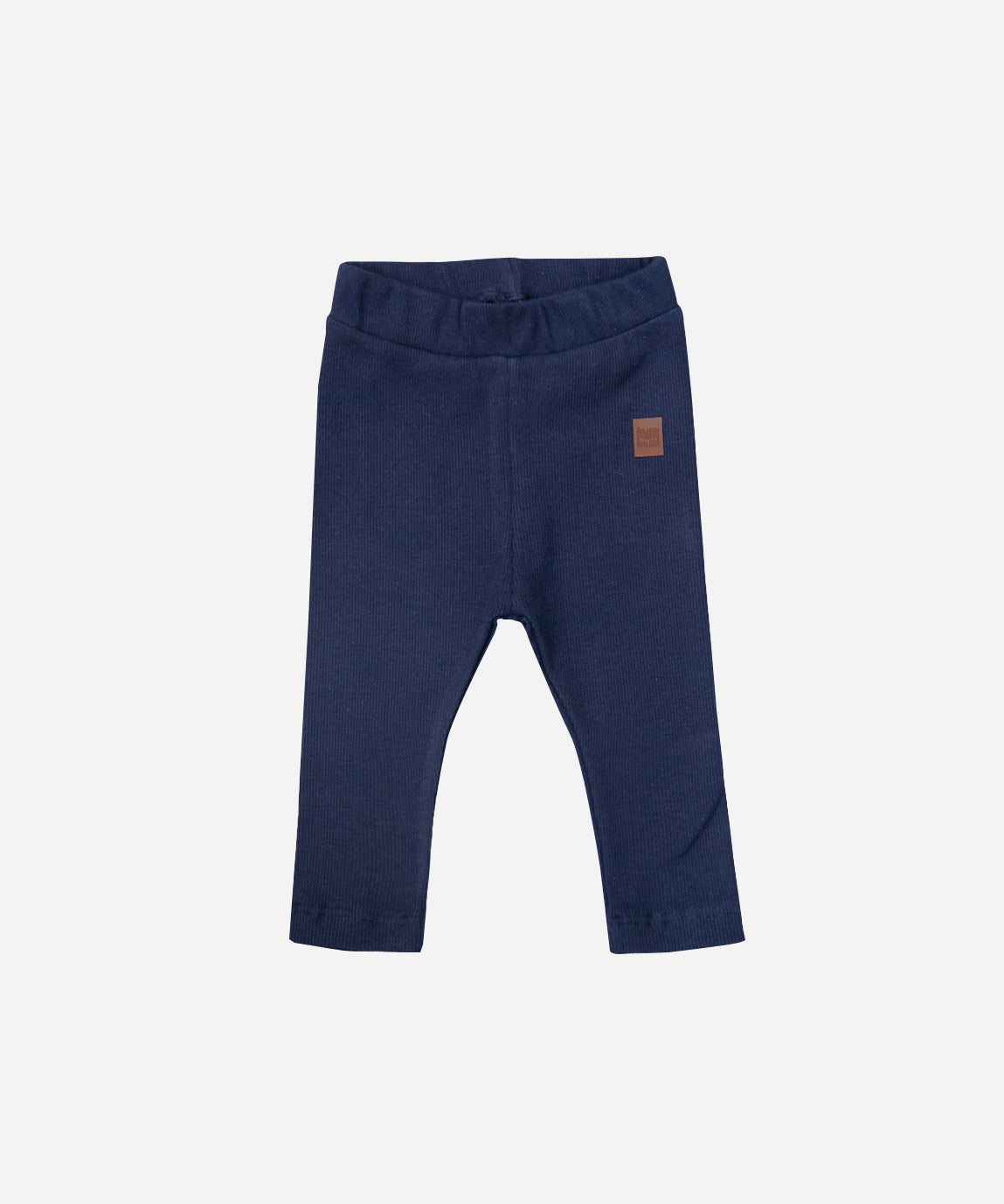 Calça Unissex Slim Canelada Infantil Liso Ocean - azul profundo do mar em ribana canelada 100% algodão - MiniMalista Baby