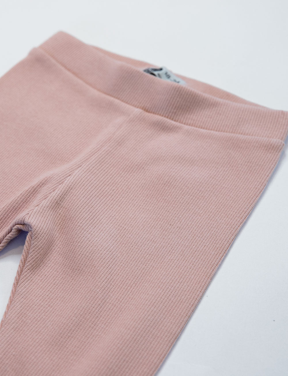 Calça Unissex Slim Canelado MiniMalista | Liso Mystic Rose