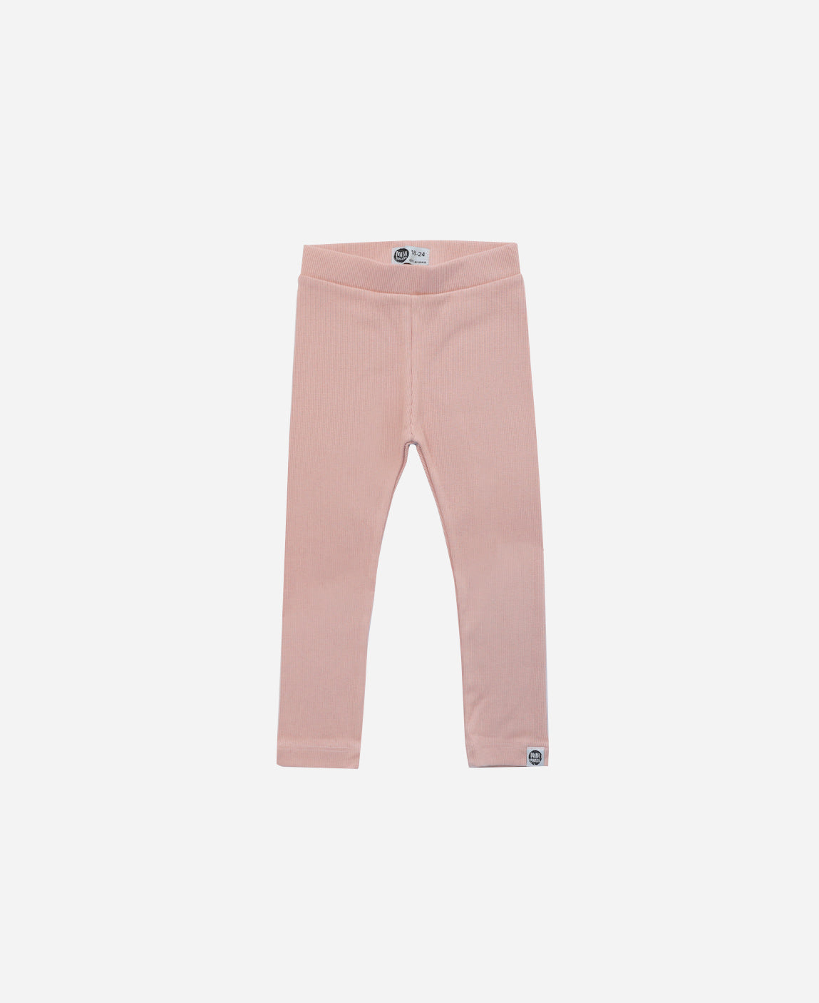 Calça Unissex Slim Canelado MiniMalista | Liso Mystic Rose