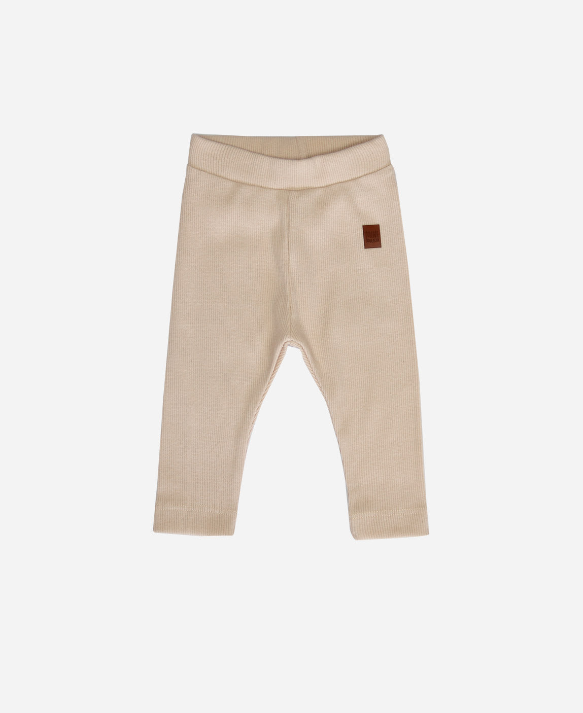 Calça Unissex Slim Canelado MiniMalista | Liso Beige