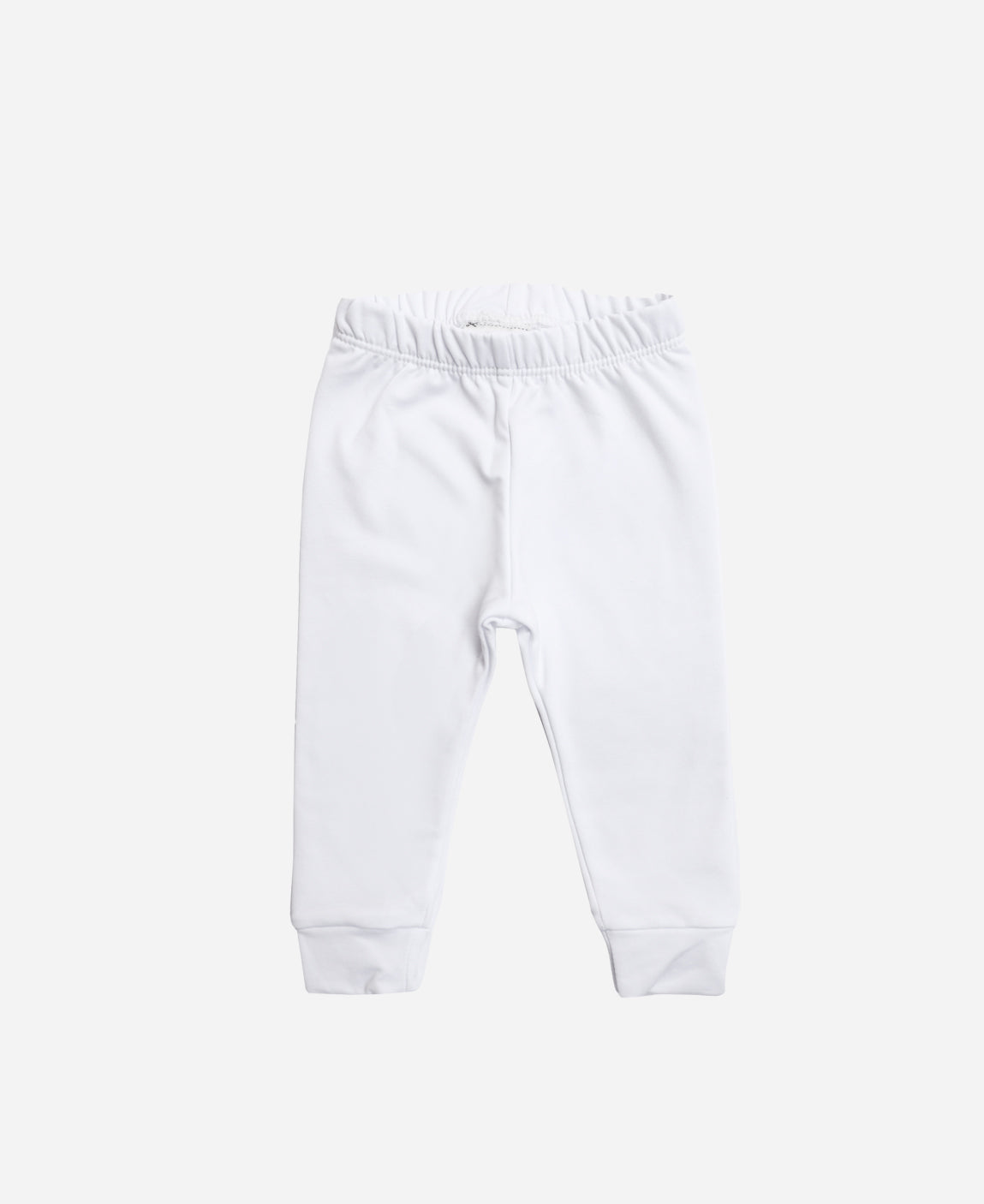 Calça Térmica Unissex MiniMalista Liso Branco Algodão