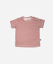 Camiseta Infantil Manga Curta Unissex | Listrinhas Vermelho