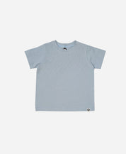 Camiseta Infantil Manga Curta Unissex | Liso Azul Coastal