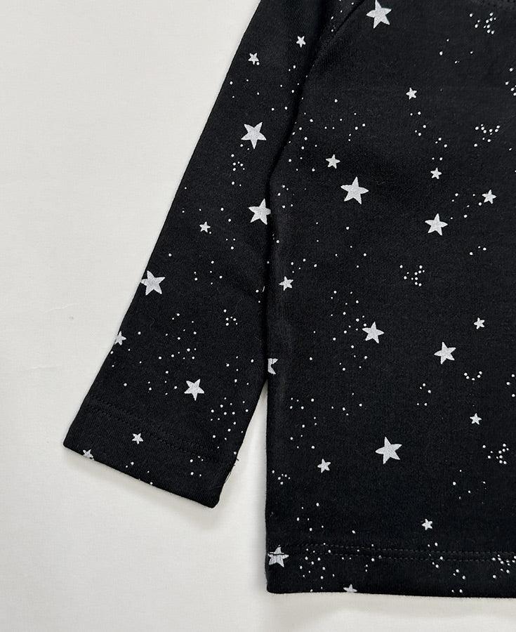 Camiseta Infantil de Inverno Manga Longa Unissex Raglan | Space