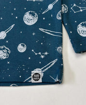 Camiseta Infantil de Inverno Manga Longa Unissex Raglan | Saturno