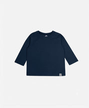 Camiseta Infantil Manga Longa Malha | Liso Ocean
