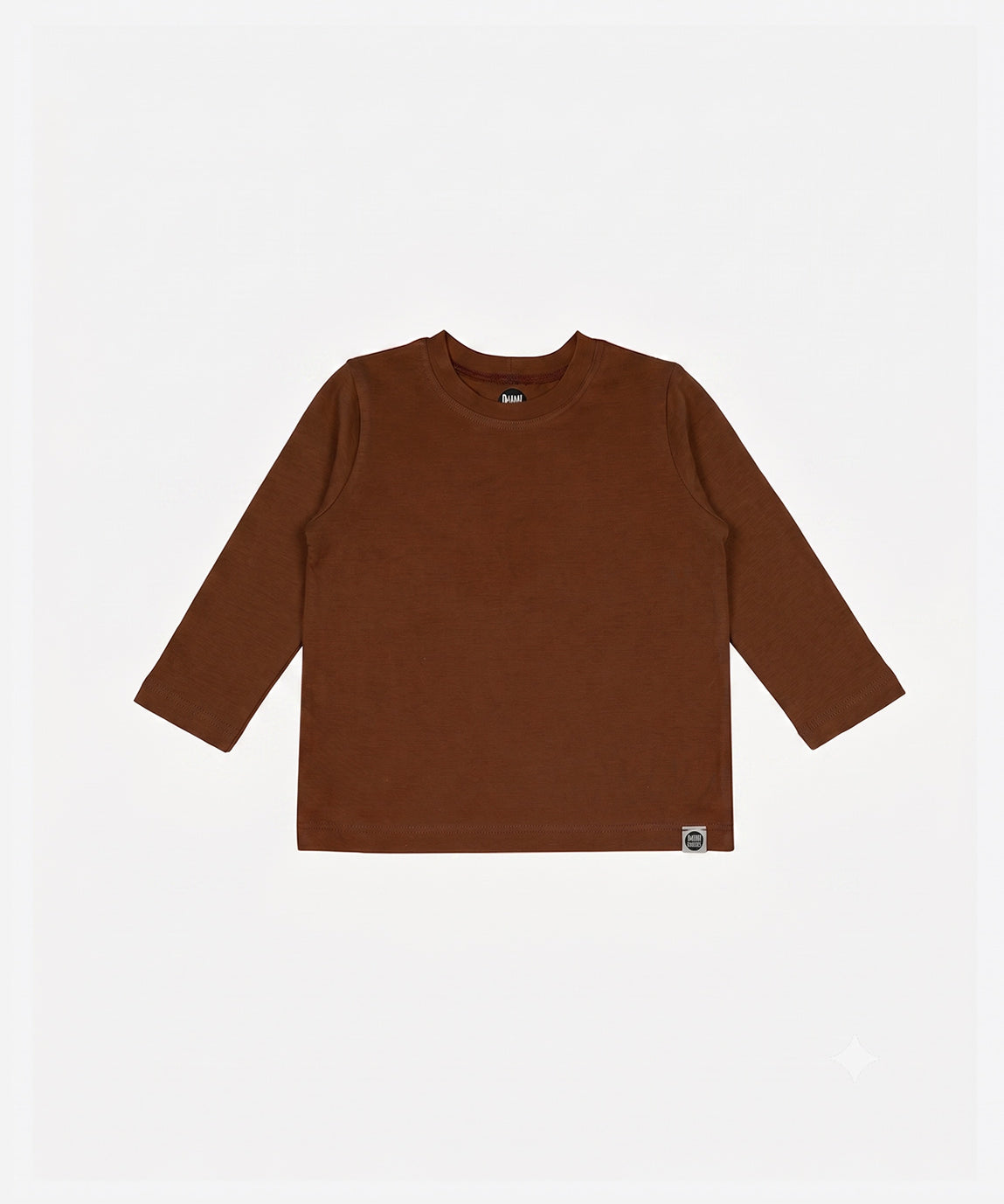 Camiseta-infantil-manga-longa-unissex-algodao-liso-marrom-chocolate.jpg