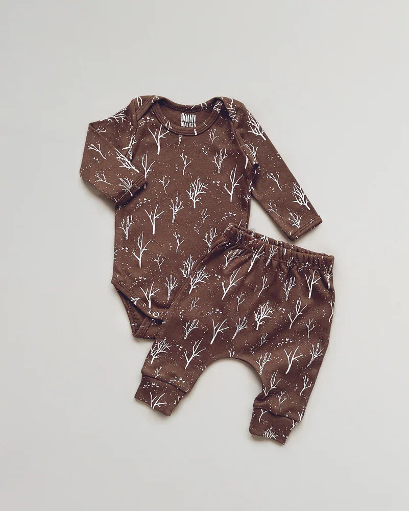 Conjunto Body Manga Longa e Calça Bebê | Twig