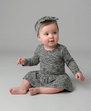 Conjunto Bebê Menina Body-Vestido Inverno + Faixinha | Dreamy