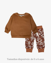 Conjunto de Moletom Infantil Algodão Menina | Field e Ginger