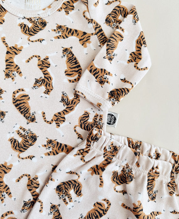 Conjunto Body Manga Longa e Calça Bebê | Tiger