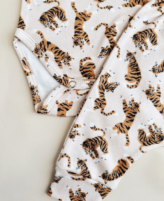 Conjunto Body Manga Longa e Calça Bebê | Tiger