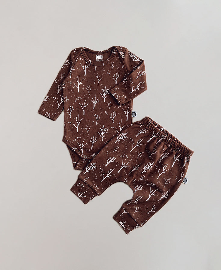 Conjunto Body Manga Longa e Calça Bebê | Twig