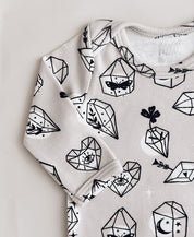 Body de Bebê Manga Longa Unissex | Crystal