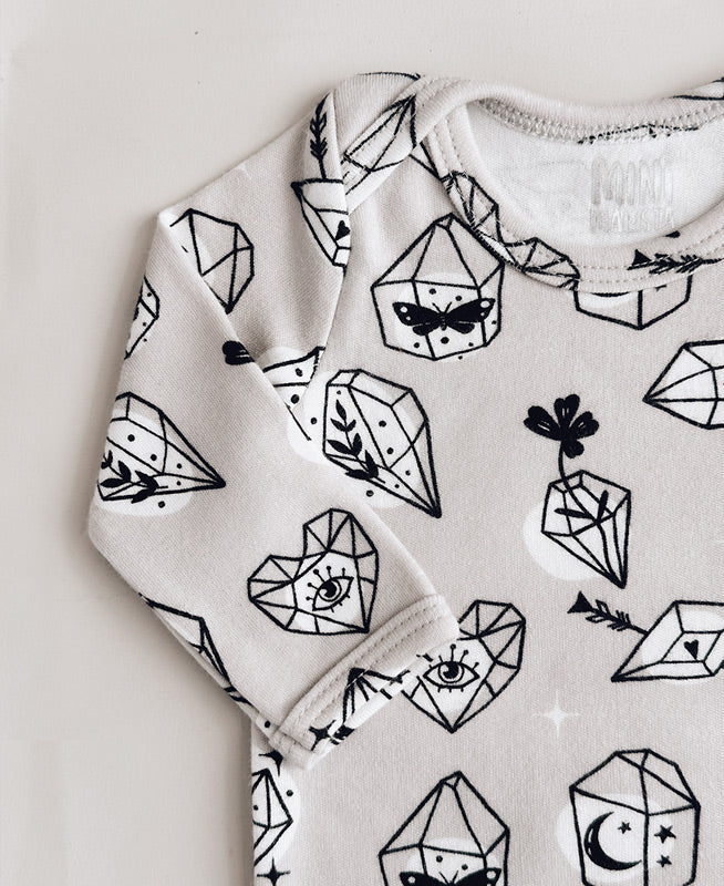 Body de Bebê Manga Longa Unissex | Crystal