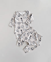 Conjunto Body Manga Longa e Calça Bebê | Crystal