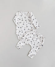 Conjunto Body Manga Longa e Calça Bebê | Dandelion