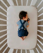 Conjunto Infantil Camiseta + Salopette Verão | Ocean e Listrinhas Navy