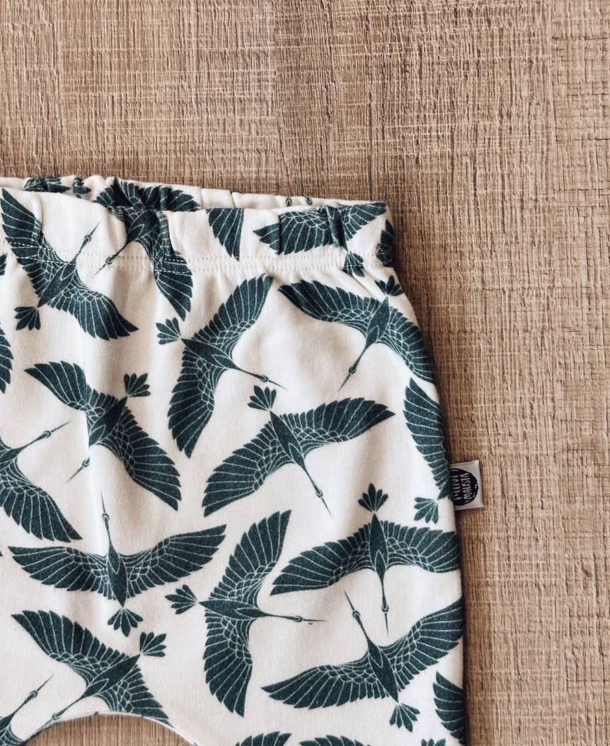 Conjunto Bebê Menino Calça + Body + Babador | Blue Flock