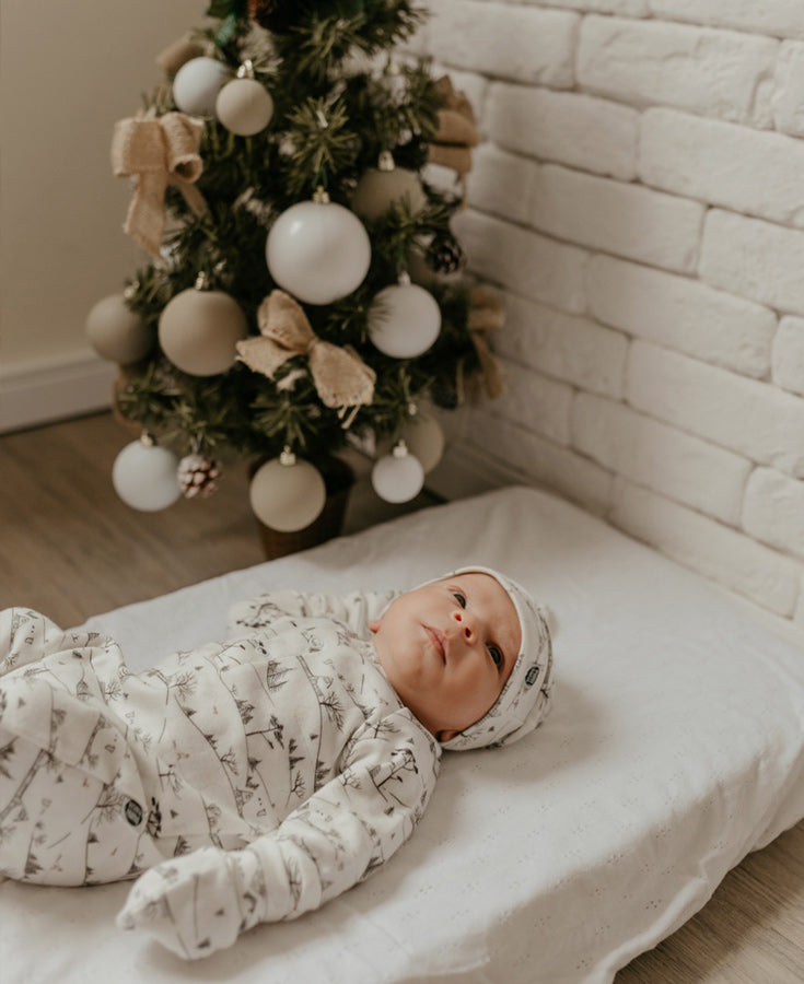 Conjunto Saída de Maternidade Meu Primeiro Natal - 3 Peças | Village - Com Caixa Presente