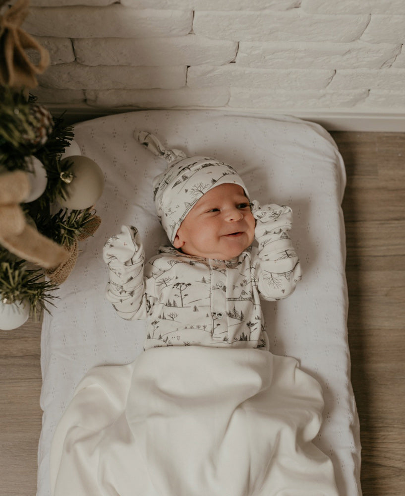 Conjunto Saída de Maternidade Meu Primeiro Natal - 3 Peças | Village - Com Caixa Presente