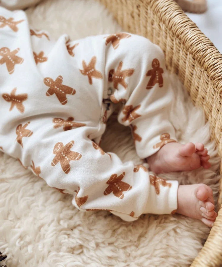 Conjunto Saída de Maternidade Meu Primeiro Natal - 4 Peças | Gingerbread