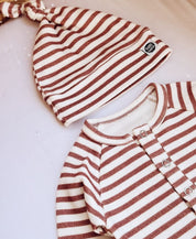 Kit Bebê Macacão Minimalista 3 peças | Listrinhas Chutney