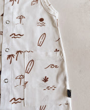 Macaquinho de Verão Botões Regata Unissex | Beach