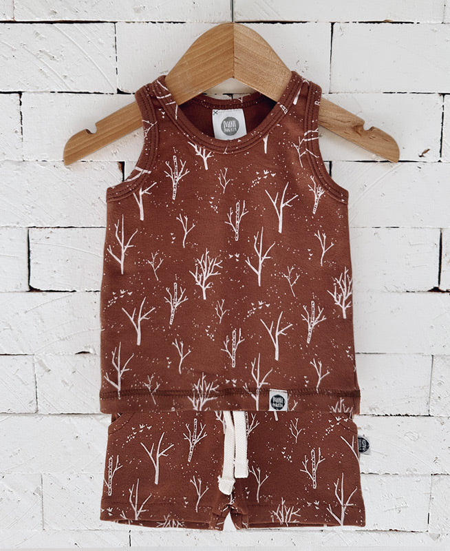 Conjunto Verão Menino Regata e Bermuda | Twig