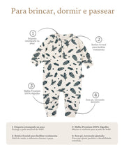 Kit Bebê Macacão Minimalista Natal 3 peças | Pine Cones