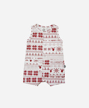 Macaquinho de Verão Botões Regata Unissex | Xmas Tricot